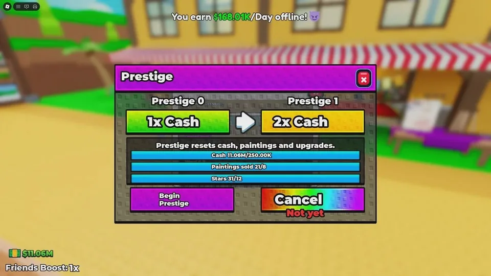 Paint to Get Rich π¨ Prestige